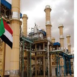 The establishment of heavy diesel line from Khartoum refinery to the thermal village station